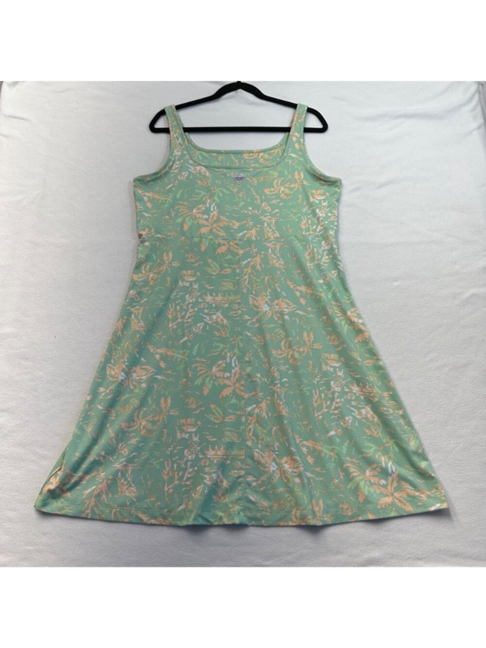 Columbia PFG Freezer Tank Dress Short Womens Size XL Tropical Hawaiian Print - Picture 4 of 10